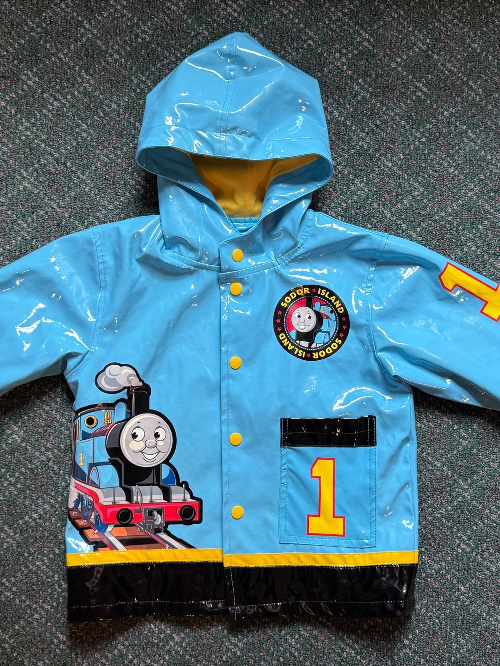 Western Chief Thomas the Tank Engine Rain Coat Jacket 4T